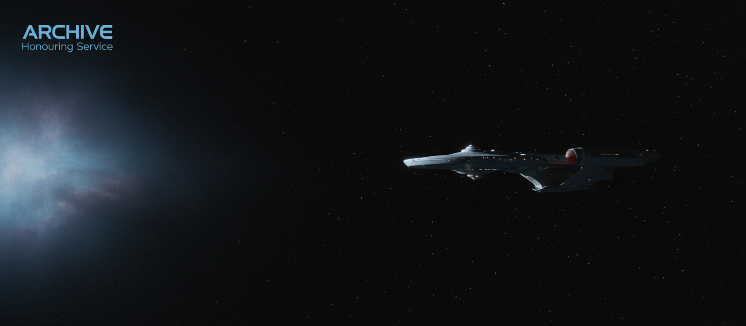Starfleet archive banner for retired ships in Star Trek: Freedom