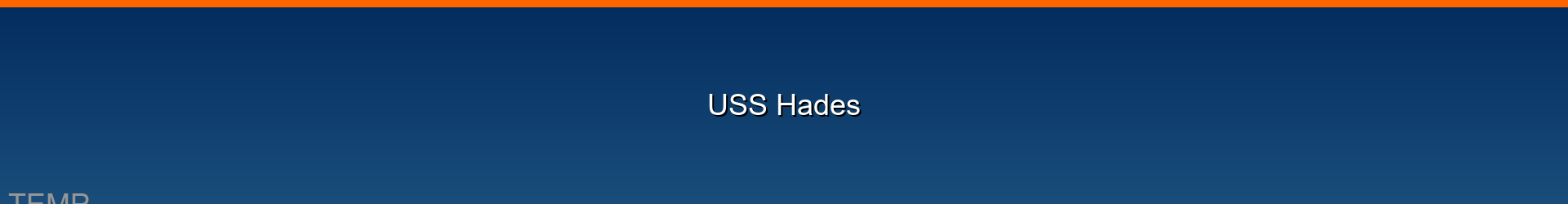 USS Hades starship banner for Star Trek: Freedom