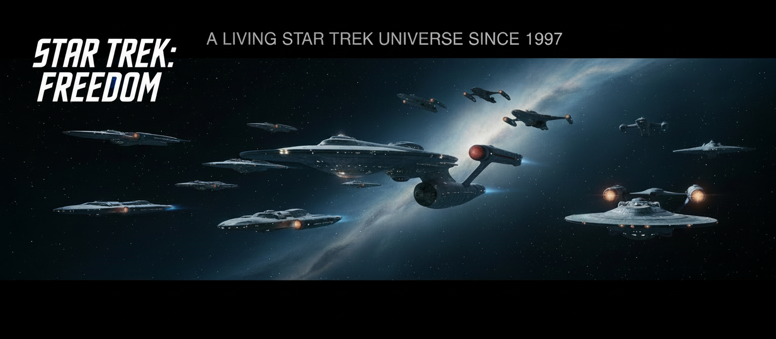 Star Trek: Freedom Play-By-Email RPG homepage banner